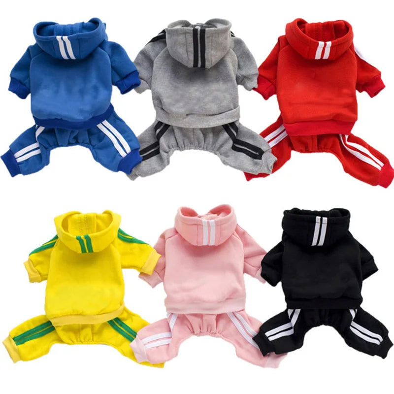 SportPup™ Thick Winter Dog Jumpsuit – Cozy Tracksuit for Small Dogs