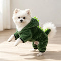 Cozy Dinosaur Fleece Hoodie for Dogs & Cats 🦖