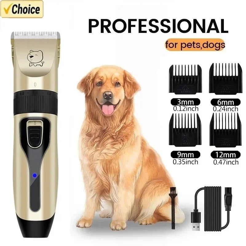 PawTrim™ USB Rechargeable Pet Grooming Clipper