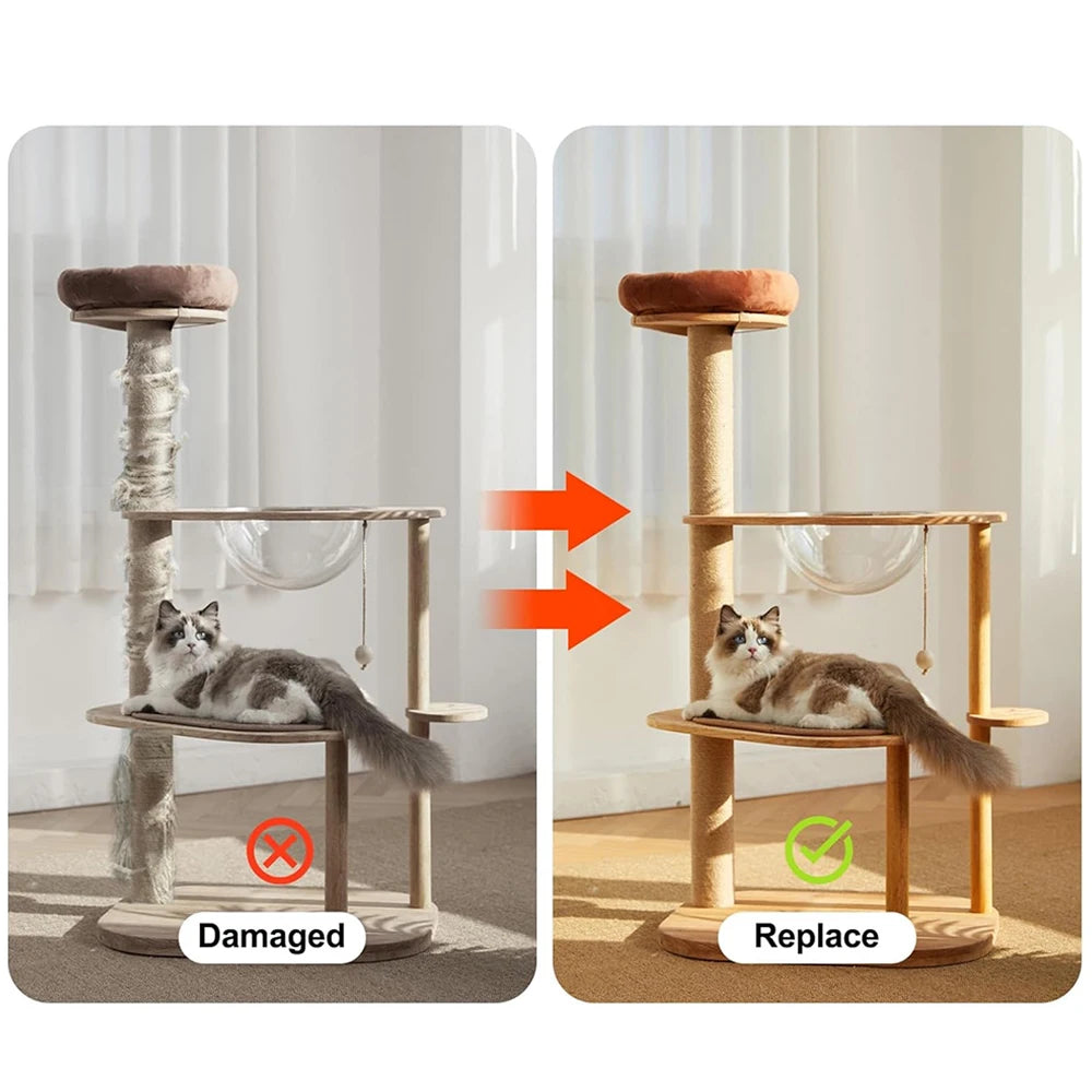 ScratchFix™ Replacement Cat Scratching Posts – 2 Piece Set