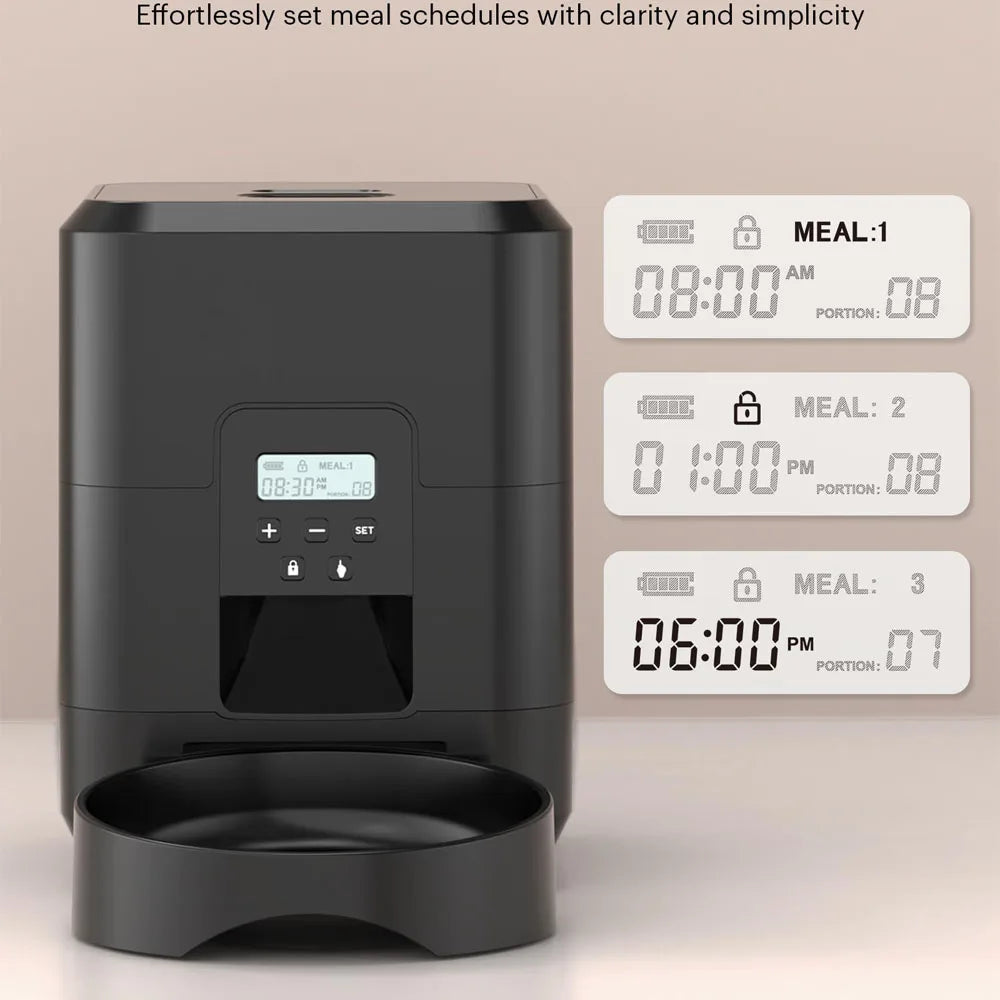MealMate™ Smart Automatic Pet Feeder – Timed Food Dispenser