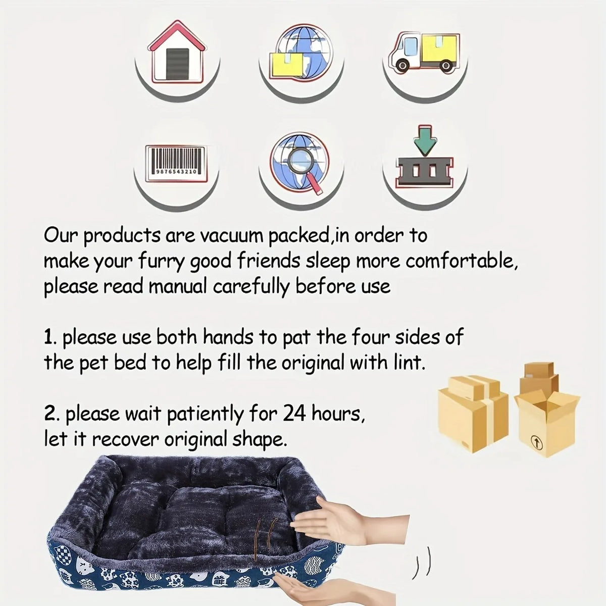 SnuggleSofa™ Cozy Pet Bed – Warm Cushioned Lounger