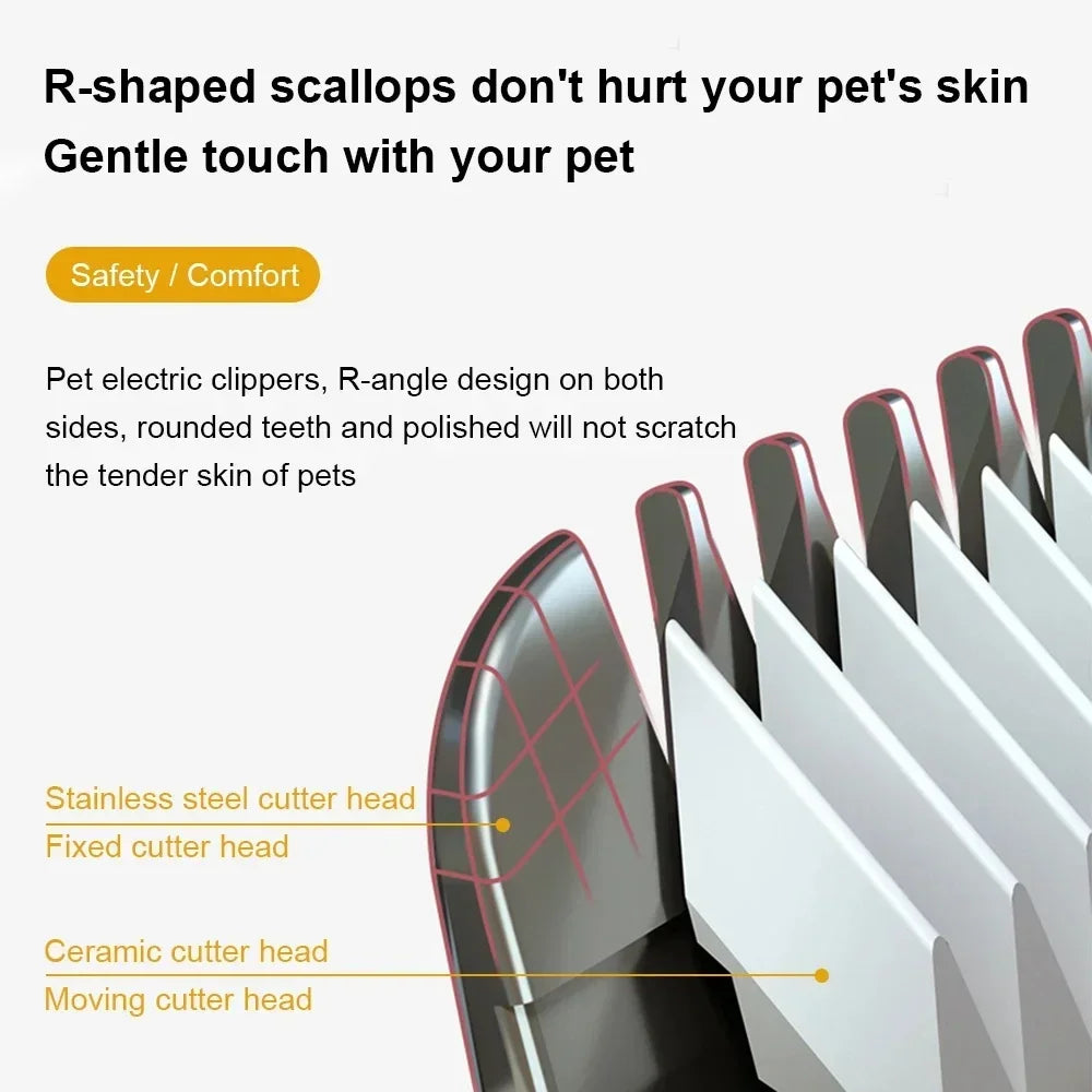 PawTrim™ USB Rechargeable Pet Grooming Clipper