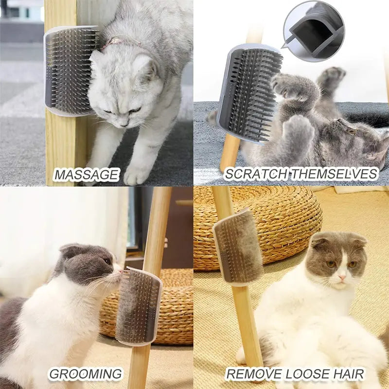 PurrCorner™ Cat Self-Grooming Massage Brush