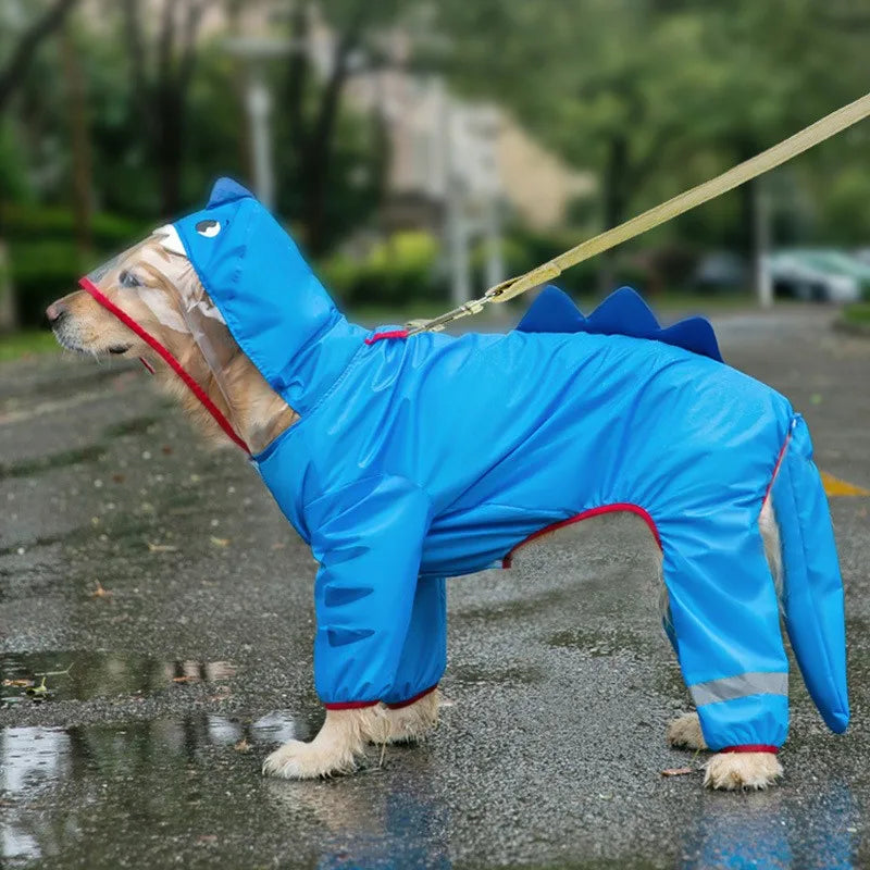 DinoDry™ Waterproof Dog Raincoat
