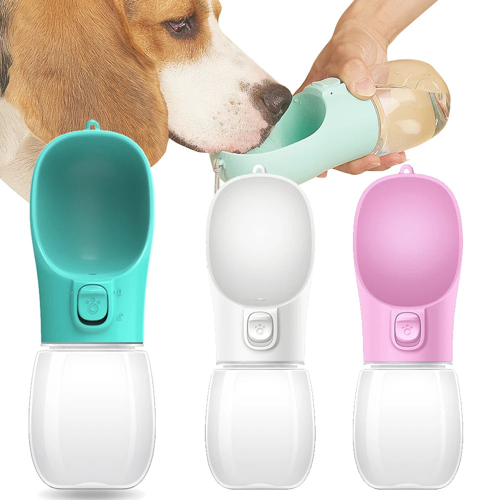 HydroPaws™ Portable Pet Water Bottle – Leakproof Travel Dispenser