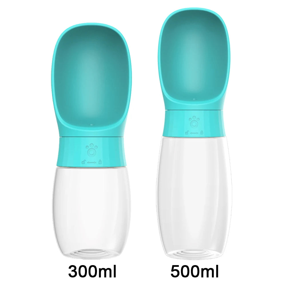 AquaPaws™ Portable Pet Water Bottle – Leakproof Travel Dispenser