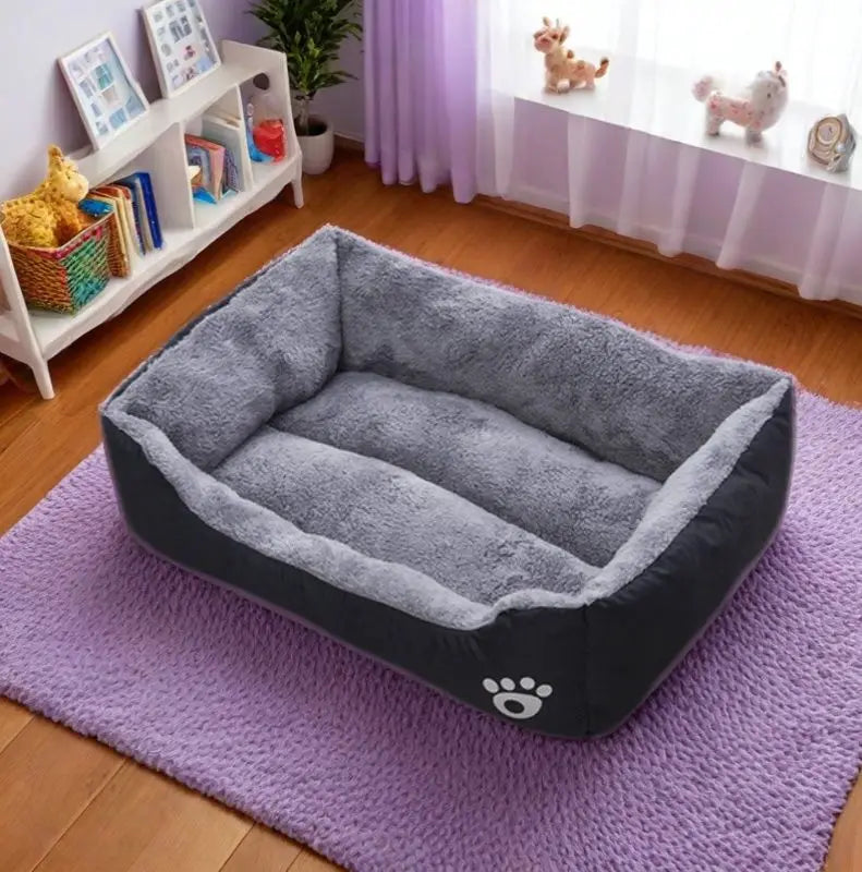 DreamPaws™ Plush Dog Bed – Non-Slip Cozy Sleeping Mat
