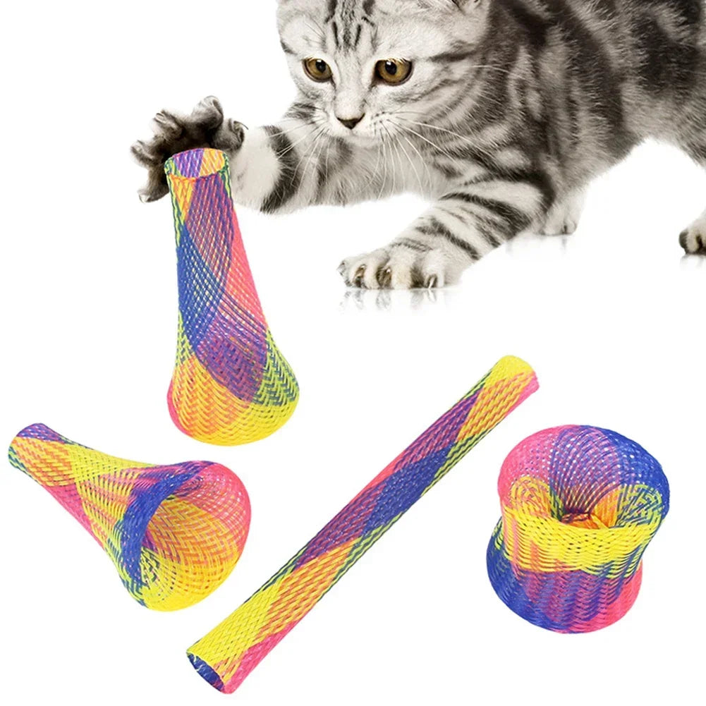 PurrSpring™ Colorful Interactive Cat Spring Toys