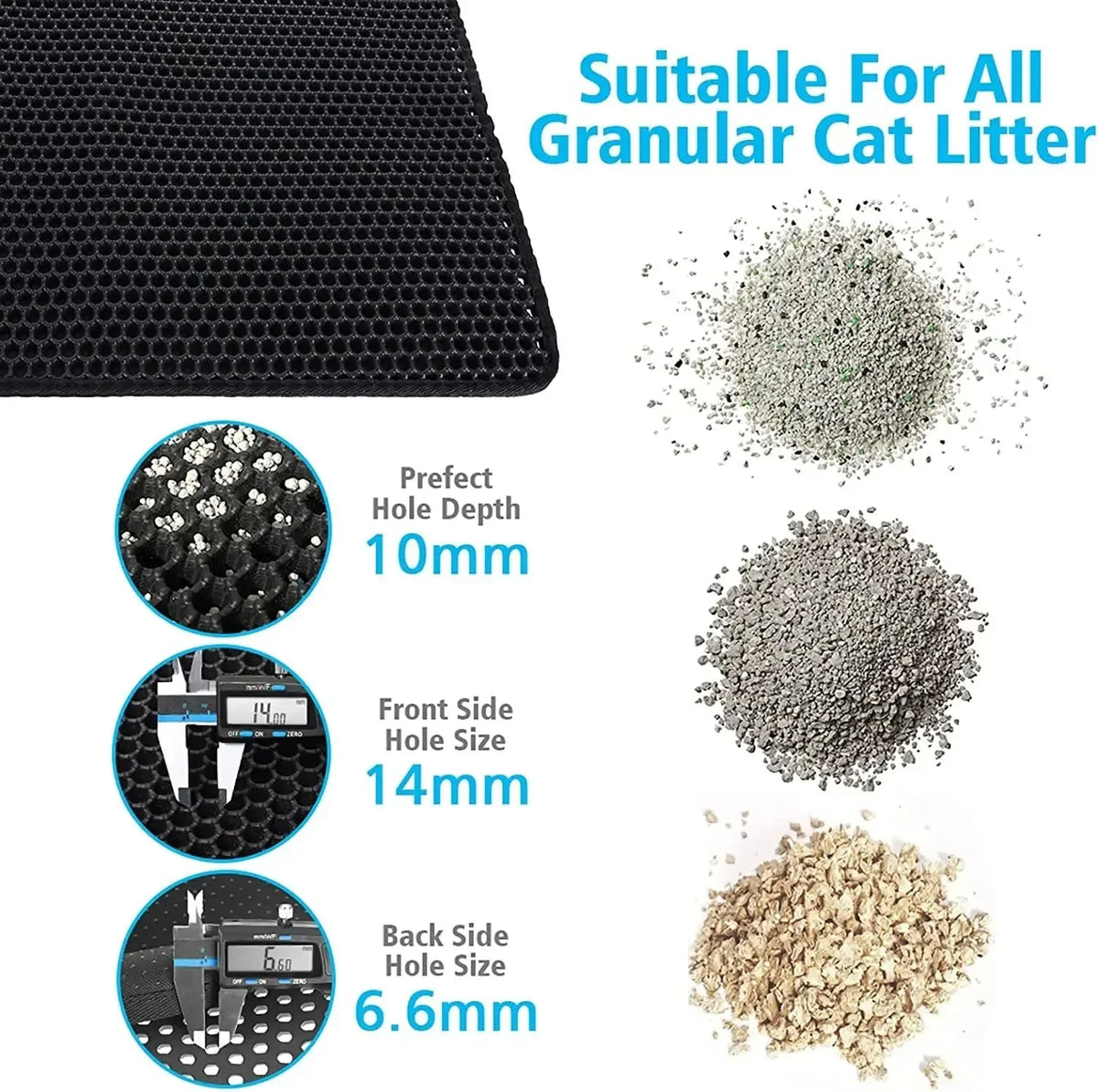 LitterGuard™ Double-Layer Cat Litter Trapping Mat