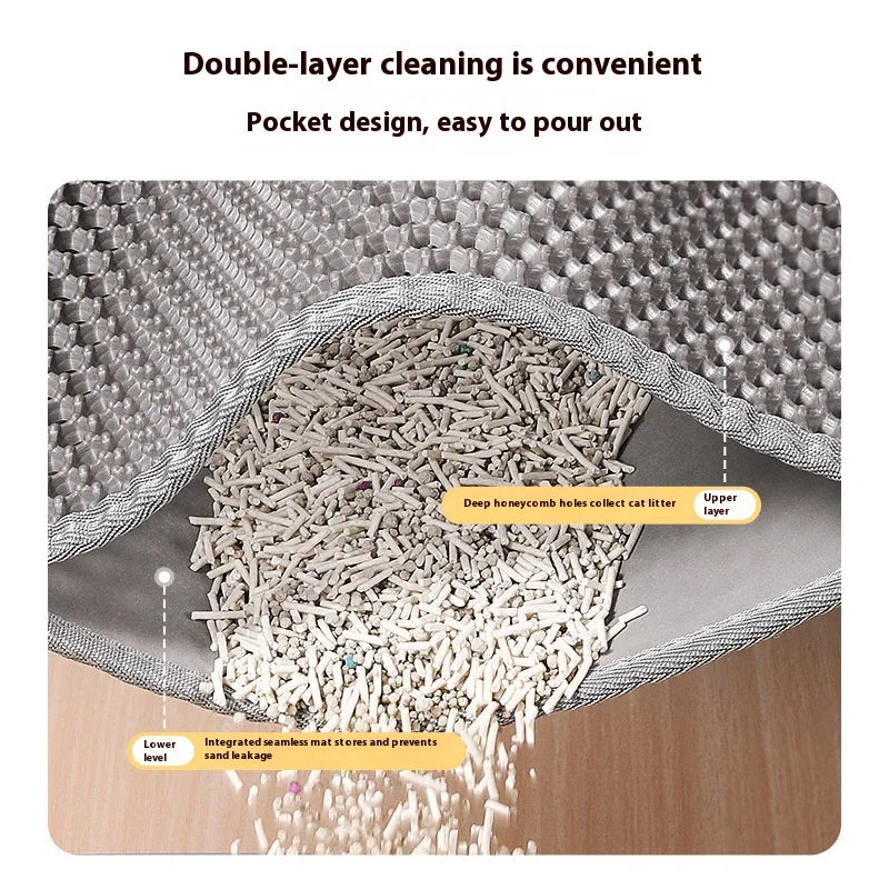 LitterGuard™ Double-Layer Cat Litter Trapping Mat