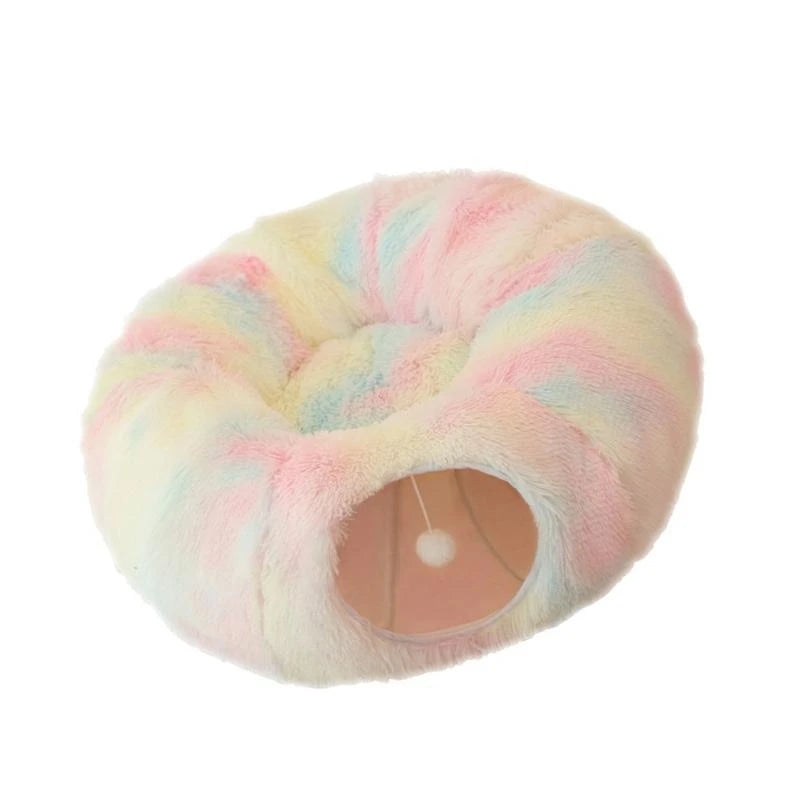 CozyCave™ Soft Plush Cat Hideaway Bed