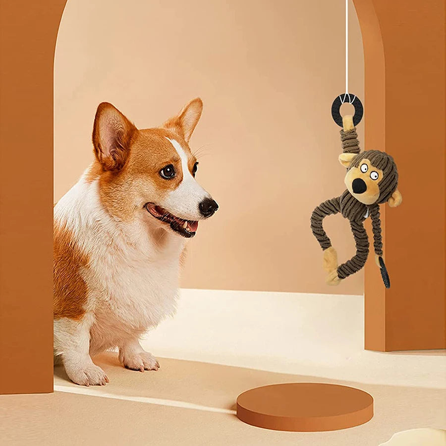 PawPal™ Interactive Plush Squeaky Dog Toy
