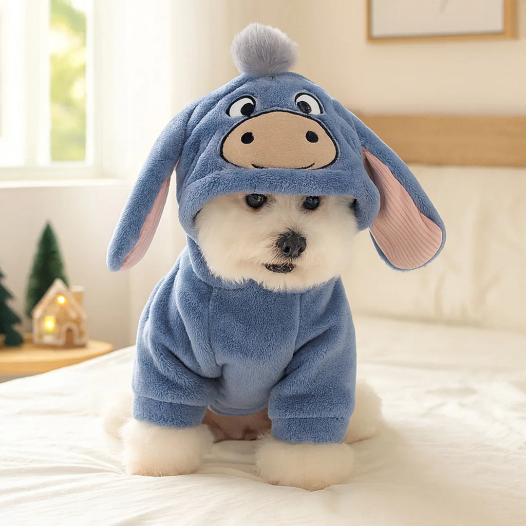 AmigoCritters™ Cozy Animal Hoodie for Dogs