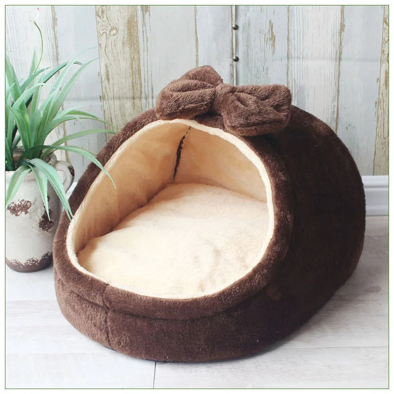CozyNest™ Foldable Pet House & Sleeping Bed
