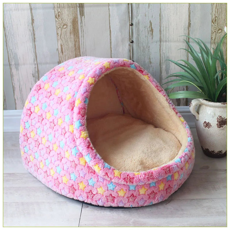 CozyNest™ Foldable Pet House & Sleeping Bed