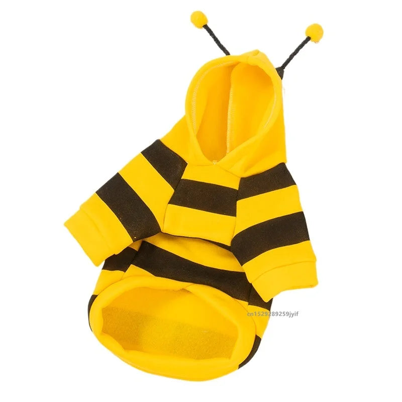 HoneyPaws™ Bee Costume Hoodie – Cozy Outfit for Dogs & Cats