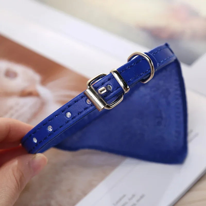PawChic™ Adjustable Pet Collar with Stylish Scarf