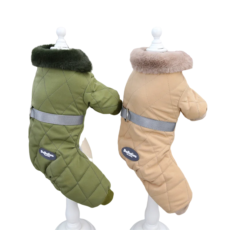 CozyPup™ Waterproof Winter Dog Jumpsuit – Warm Hooded Coat