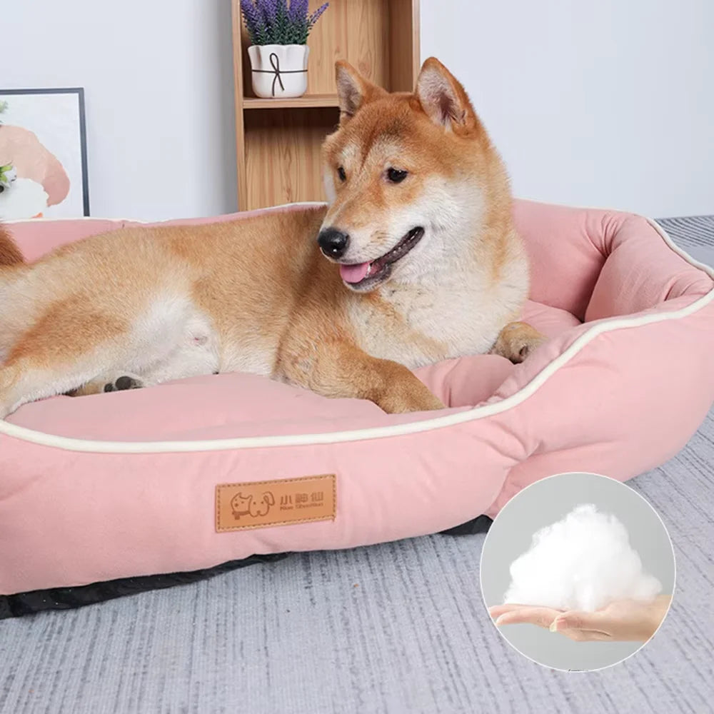 CloudPaws™ Cozy Pet Sofa Bed – Warm Cushioned Lounger