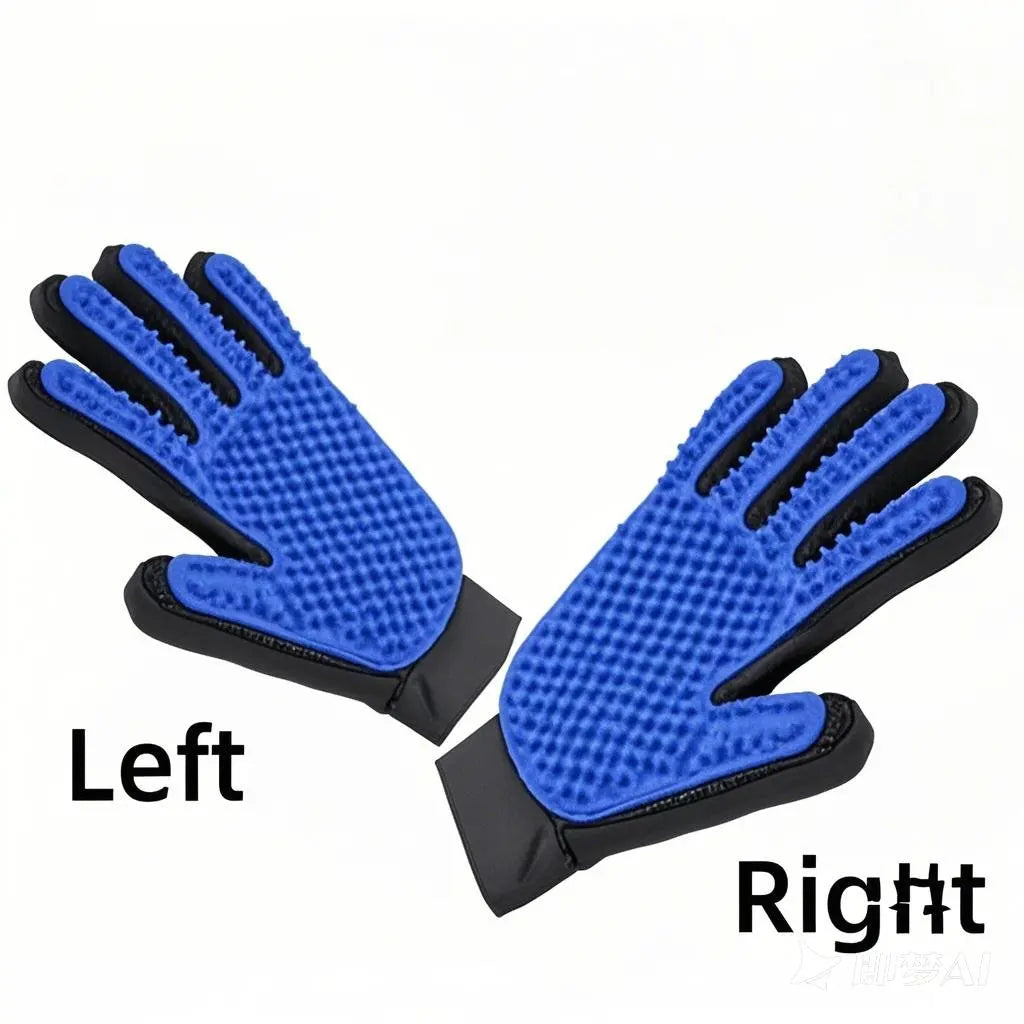 FurGlide™ Pet Grooming & Deshedding Massage Glove