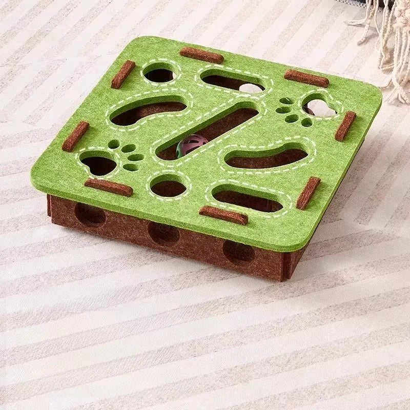 HuntBox™ Interactive Cat Puzzle Toy with Ball