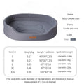 FluffyNest™ Cozy Dog Cushion Bed – Warm Plush Sleeping Mat