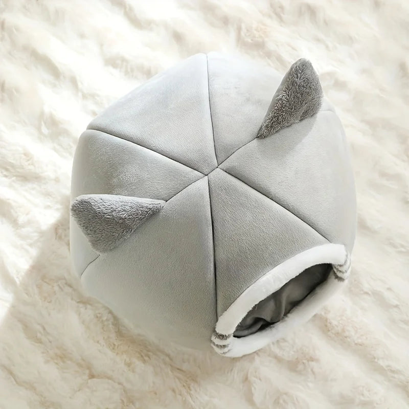 DreamCave™ Cozy Cat Cave Bed – Soft Deep-Sleep Nest