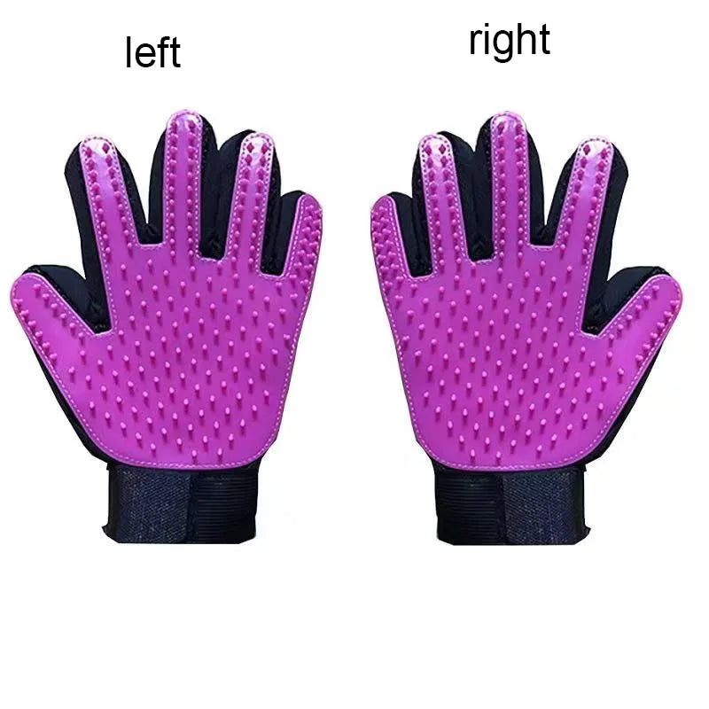 FurGlide™ Pet Grooming & Deshedding Massage Glove