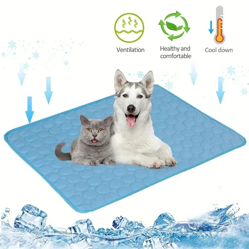 ChillPaws™ Cooling Pet Mat – Summer Bed for Dogs & Cats