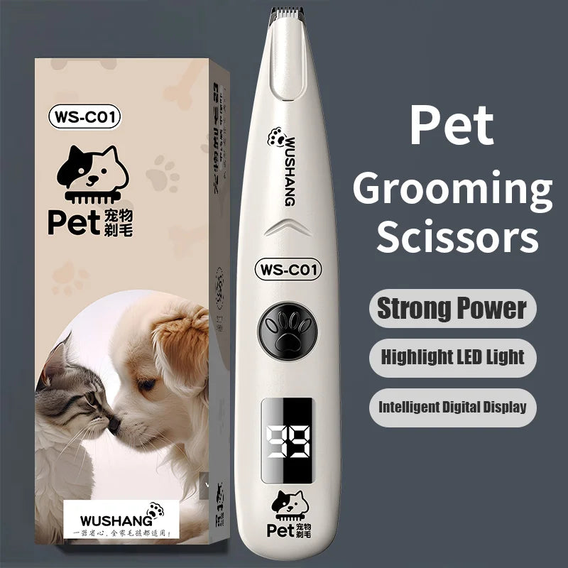 PawPrecision™ LED Pet Paw & Detail Grooming Trimmer
