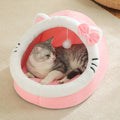 PurrNest™ Cozy Cat House Bed – Soft & Warm Cave