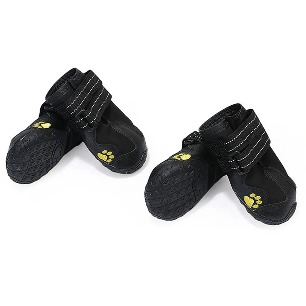 Waterproof Dog Boots – Anti-Slip Paw Protection | 4-Piece Set