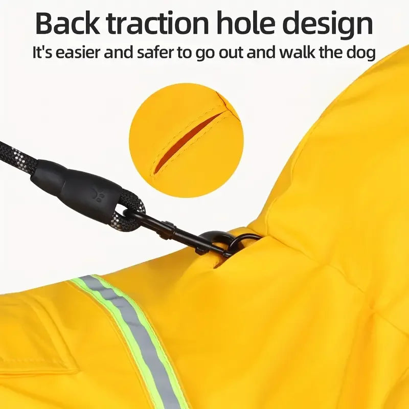 AmigoShield™ Reflective Waterproof Dog Raincoat