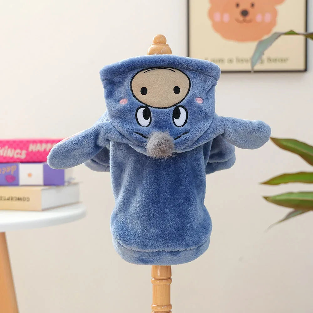 AmigoCritters™ Cozy Animal Hoodie for Dogs