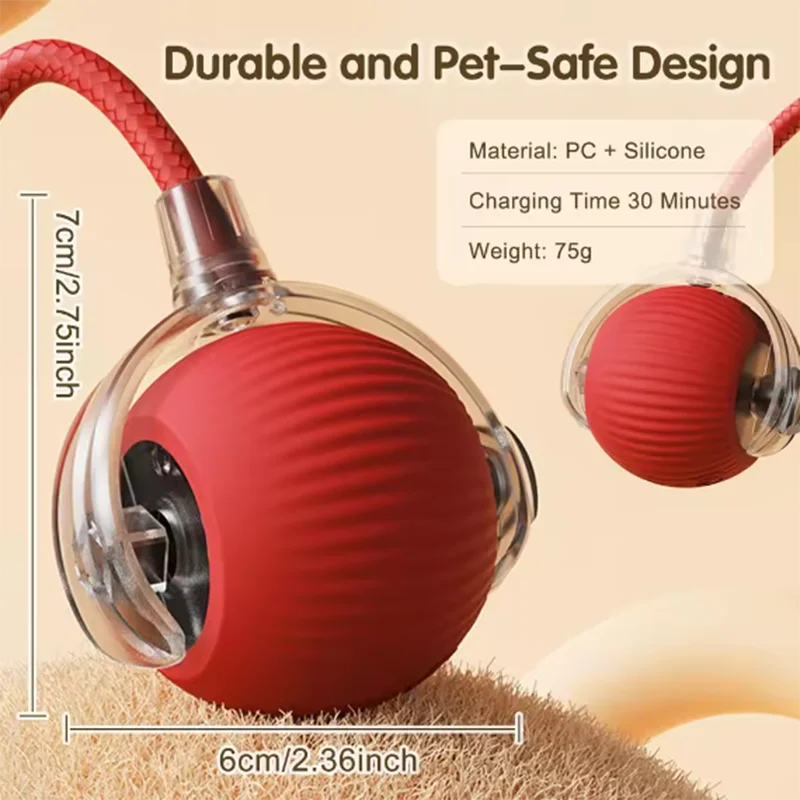 PurrMotion™ Automatic Interactive Cat Teaser Ball