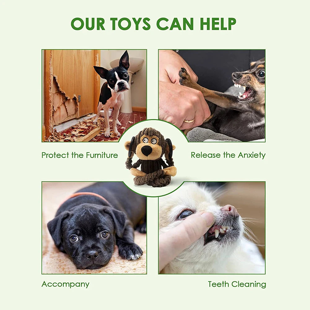 PawPal™ Interactive Plush Squeaky Dog Toy