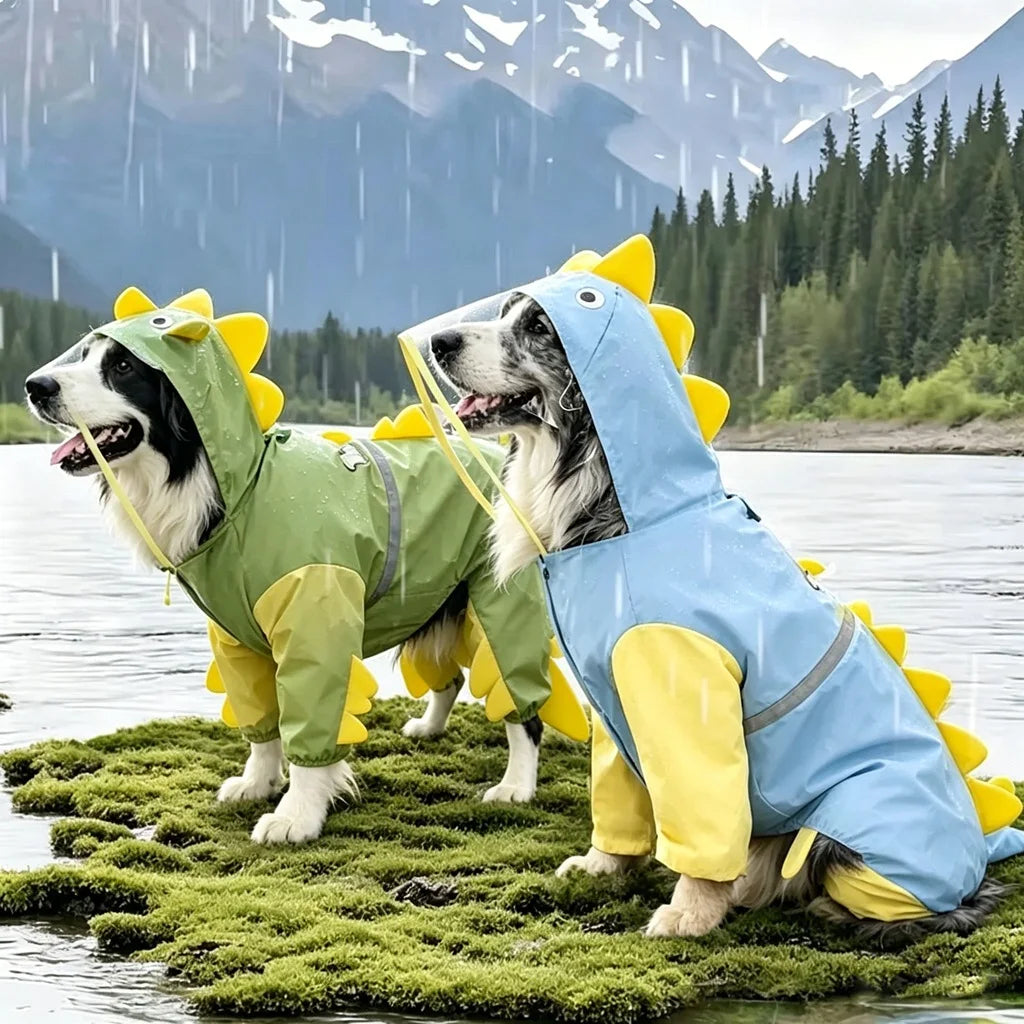 DinoDry™ Waterproof Dog Raincoat