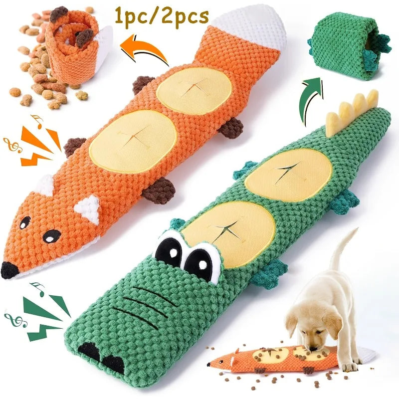 SnufflePup™ Interactive Puzzle Squeaky Dog Toy
