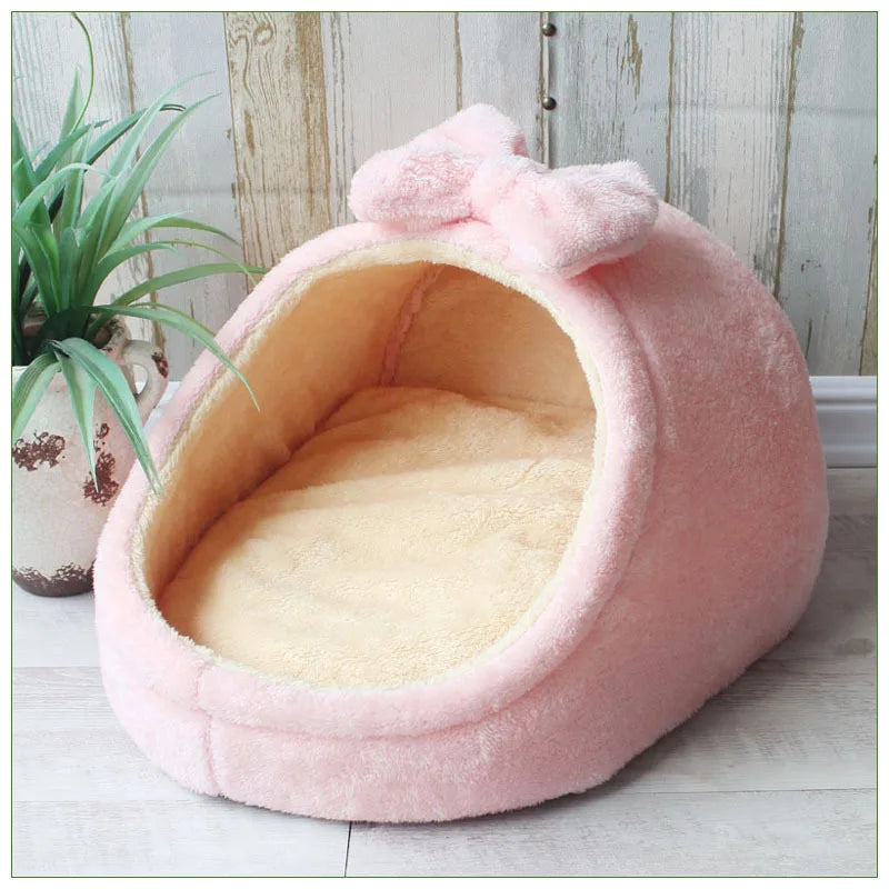 CozyNest™ Foldable Pet House & Sleeping Bed