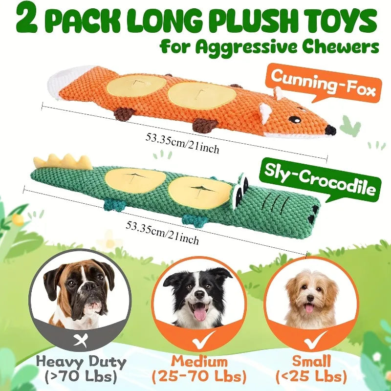SnufflePup™ Interactive Puzzle Squeaky Dog Toy