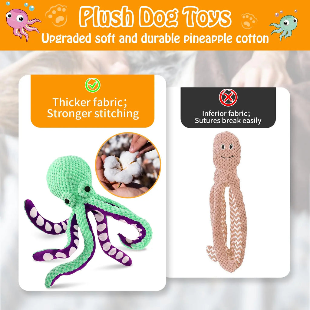 PlayPals™ Squeaky Plush Dog Toy Collection