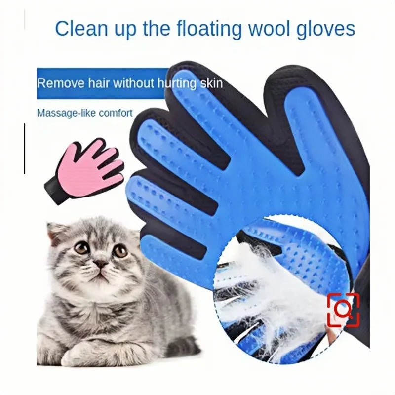 FurGlide™ Pet Grooming & Deshedding Massage Glove