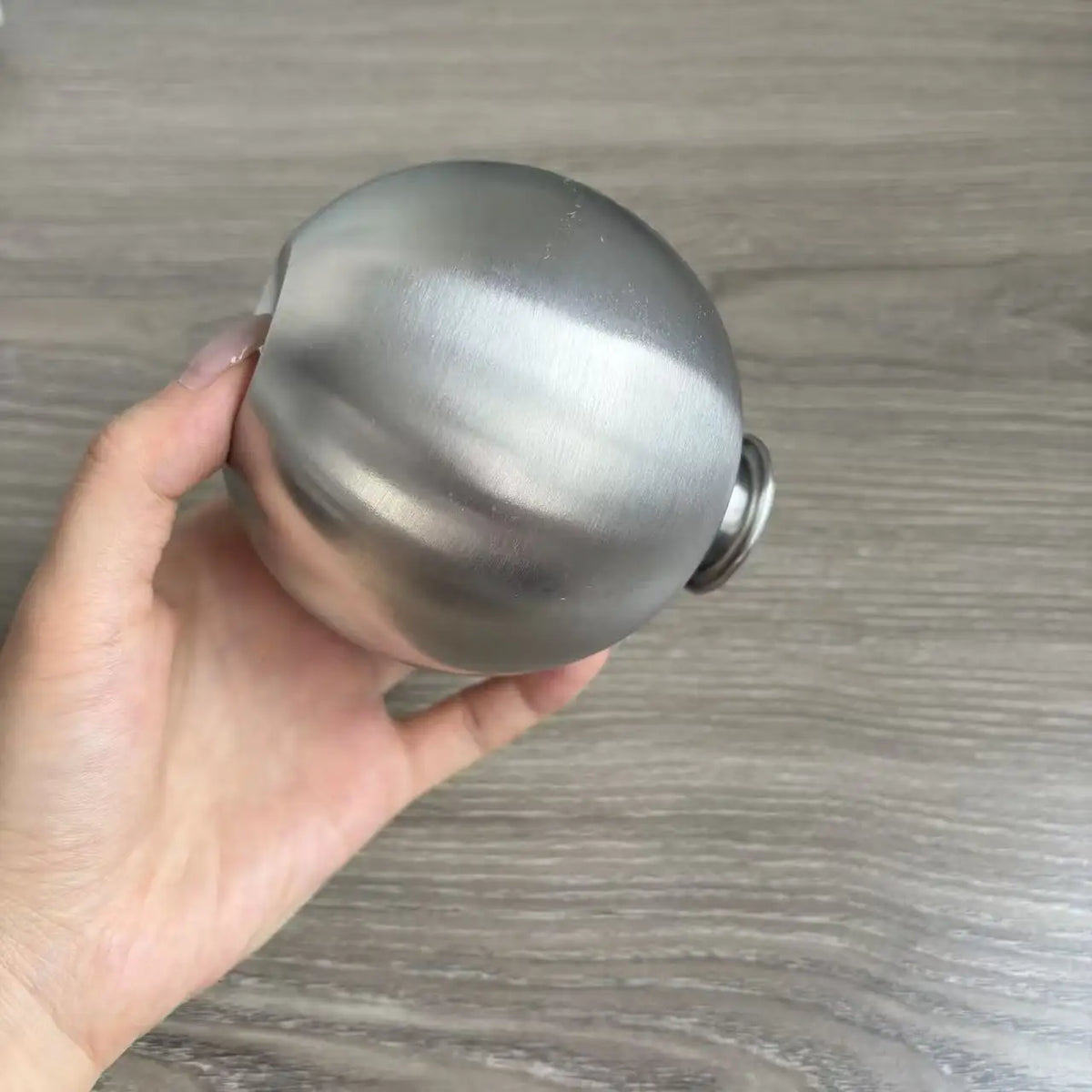 AquaTrail™ Stainless Steel Pet Water Bottle with Foldable Bowl