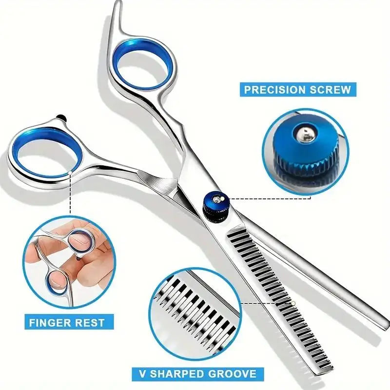 PawTrim™ Pet Grooming Scissors – 4 Piece Safety Set