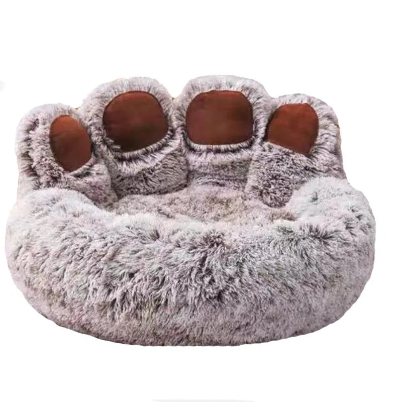 CozyPaws™ Plush Donut Dog Bed