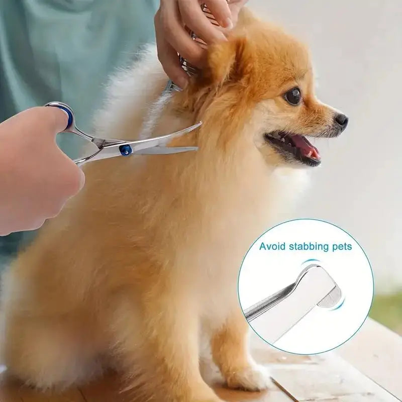 PawTrim™ Pet Grooming Scissors – 4 Piece Safety Set