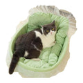 RoyalPurr™ Princess Cat Sofa Bed – Lace-Trimmed Plush Lounger