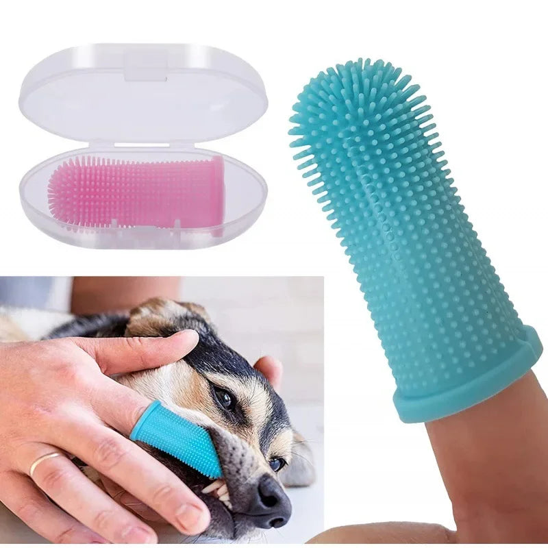 FreshPaws™ Soft Silicone Pet Finger Toothbrush