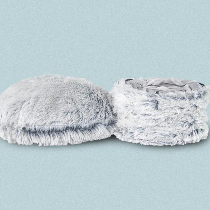 CozyCave™ Soft Plush Cat Hideaway Bed